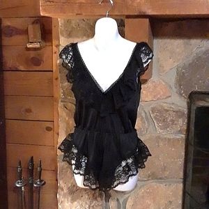 Vintage lacy romper